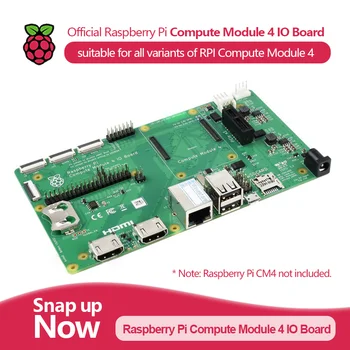 Raspberry Pi Compute Module 4 IO Board, geeignet für alle Varianten des Raspberry Pi Compute Module 4