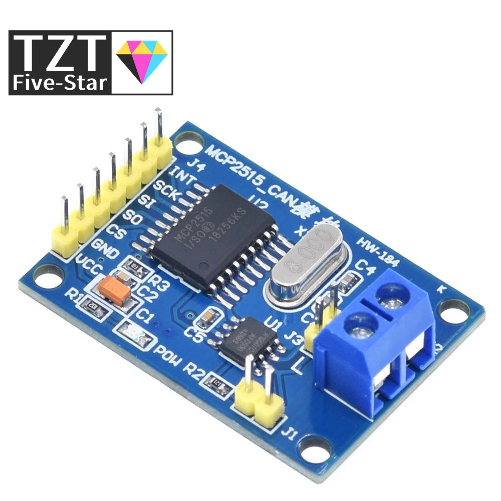 GREATZT 1/2/4PCS MCP2515 CAN-Bus-Modul TJA1050 Empfänger SPI für 51 – Bild 3