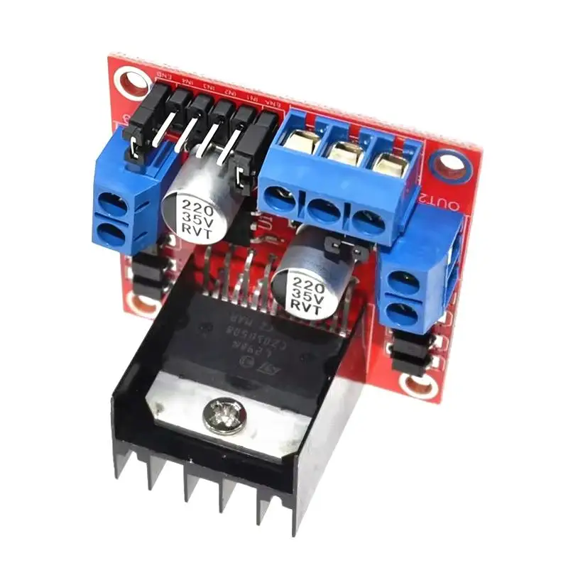 L298N Motortreiber-Modul DC Schrittmotor-Steuerplatine für Smart Car – Bild 3