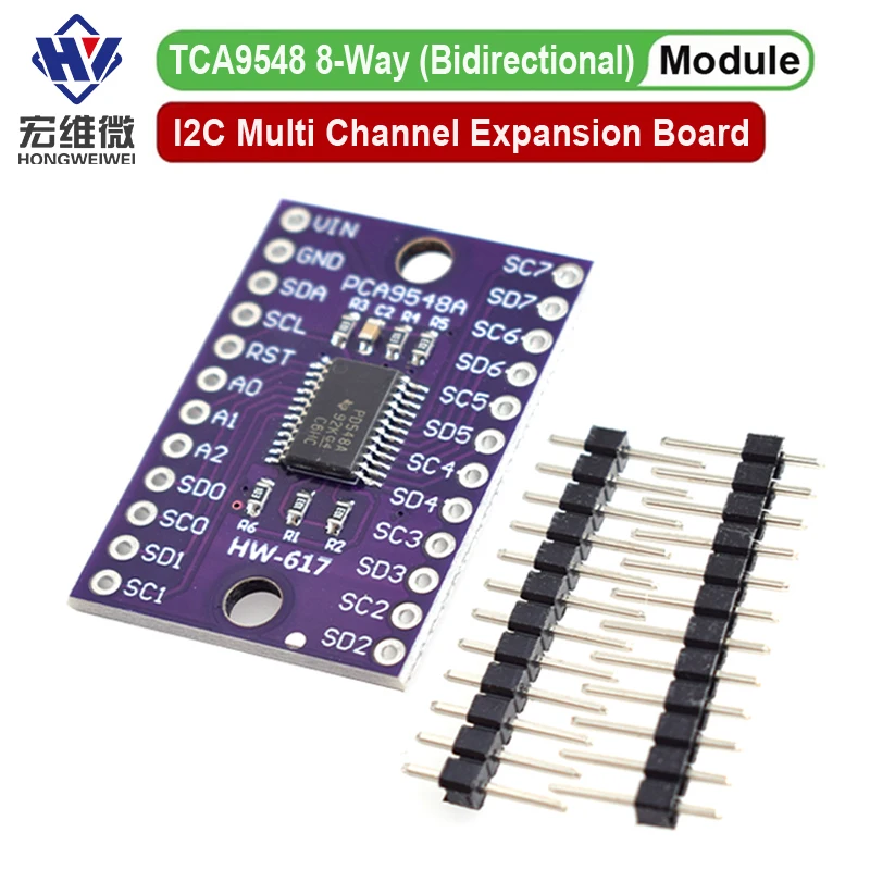 TCA9548 TCA9548A 1 bis 8 I2C 8-Kanal IIC Mehrkanal-Multiplexer-Breakout-Modul für Arduino Development