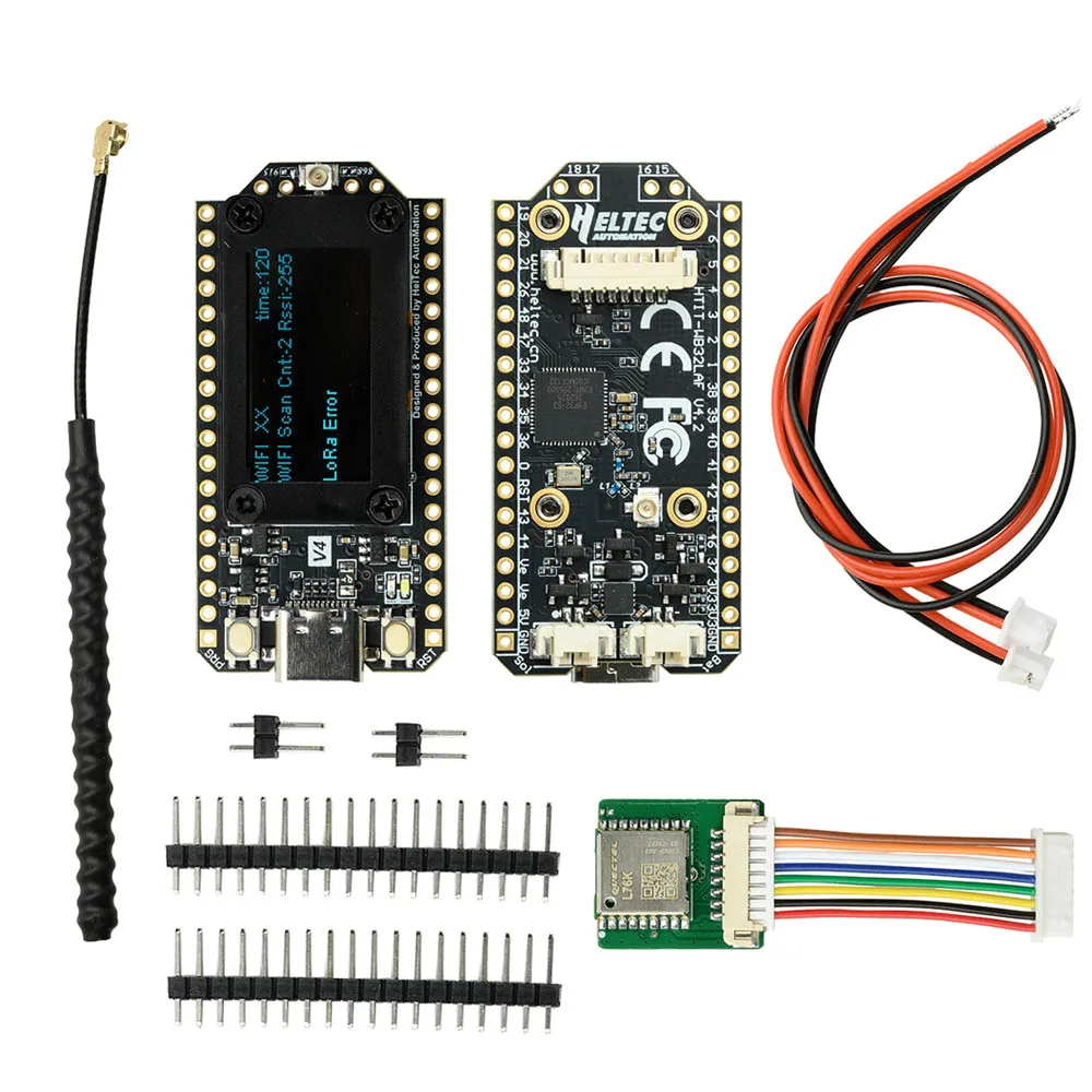 Heltec V4 0,96 Zoll OLED Solarbetriebenes LoRa 32 Dev-Board GPS ESP32 – Bild 2