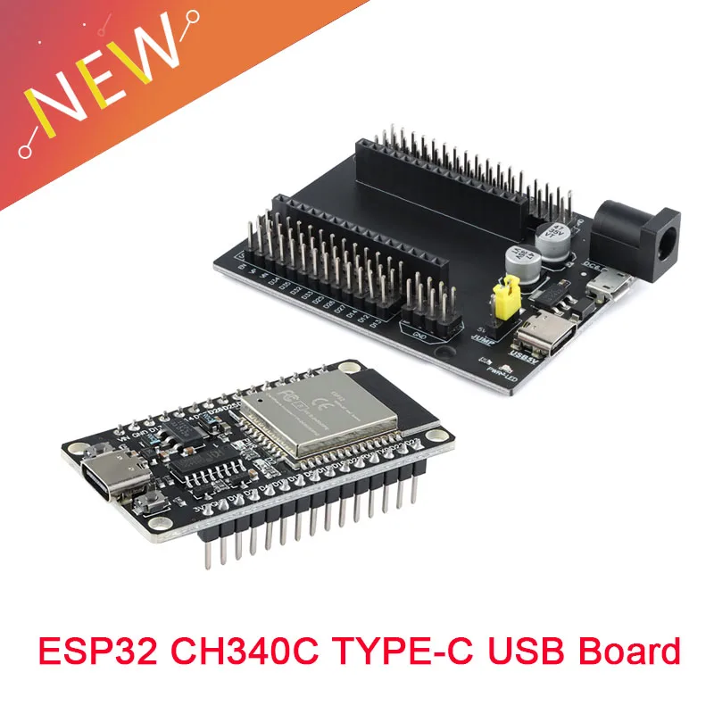 ESP32-Entwicklungsboard TYPE-C USB CH340C WiFi+Bluetooth Extrem geringer Stromverbrauch Dual Core