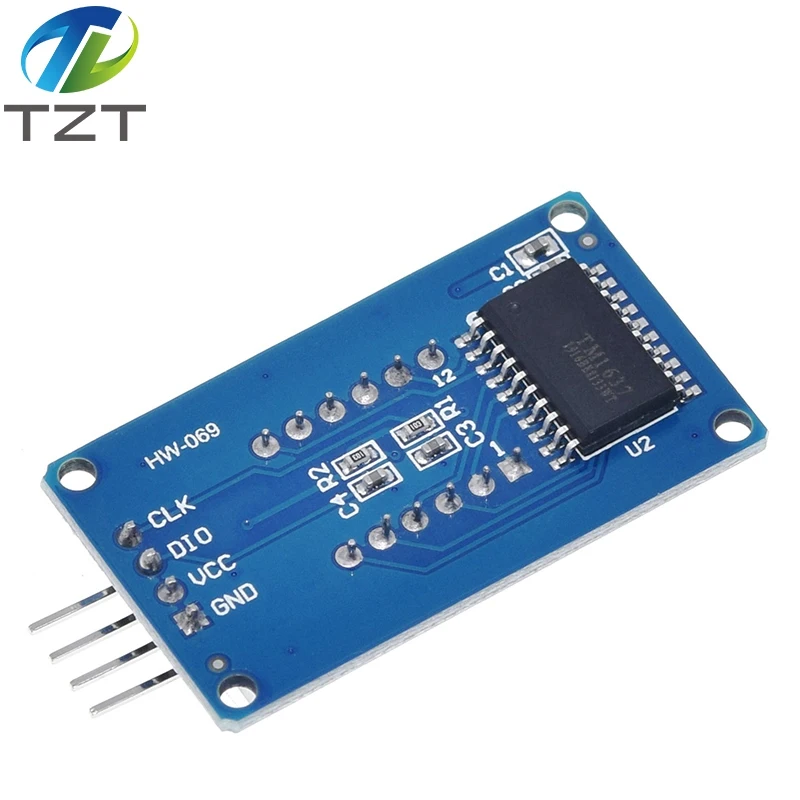 TM1637 LED Display Modul Für Arduino 7 Segment 4 Bits 0,36 Inch Uhr – Bild 3