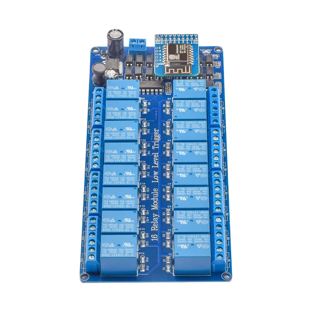 DC5V 12V 16 Kanal Wifi Relais Modul Onboard ESP8266 WIFI Modul – Bild 3