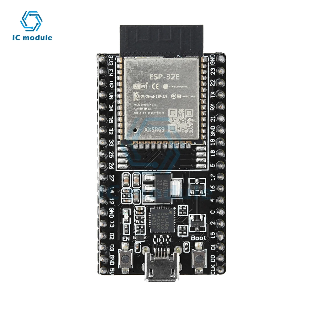 ESP32-DevKitC-32E Entwicklungsboard-Modul ESP-32E 4 MB CP2102 – Bild 2