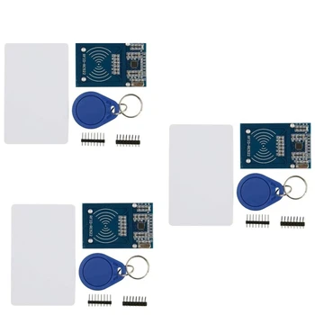MFRC-522 RC522 RFID-Modul, für DIY-Projekte, kompatibel mit ESP32 und Raspberry Pi (3 Stück)
