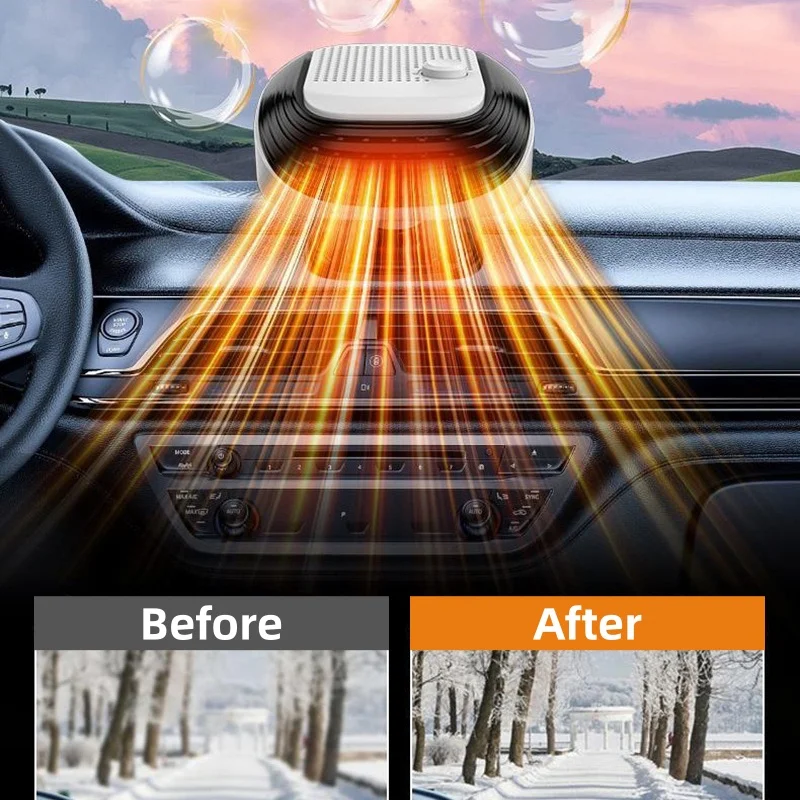 12V/24V Winter-Autoheizlüfter 360 ° Schnelle Heizung durch Rotation – Bild 5