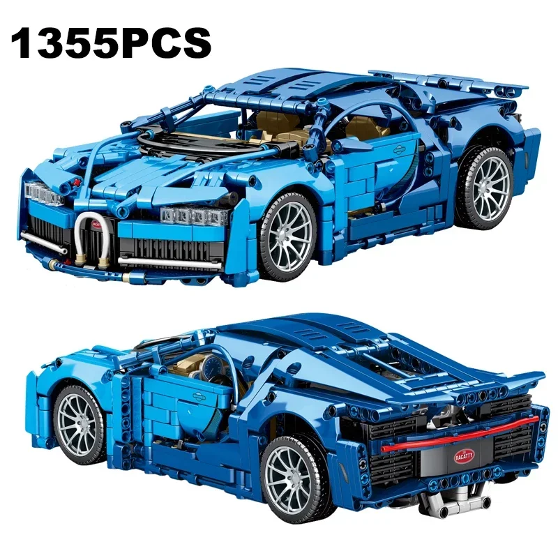 Supersportwagen-Rennmodell Baukasten DIY Mechanischer Hypercar-Bausatz Lehrreiches STEM-Spielzeug Geschenk
