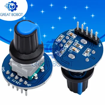 BS EC11 Drehgebermodul: Runder Audio-Potentiometerknopf für die Entwicklung des Arduino-Sensors