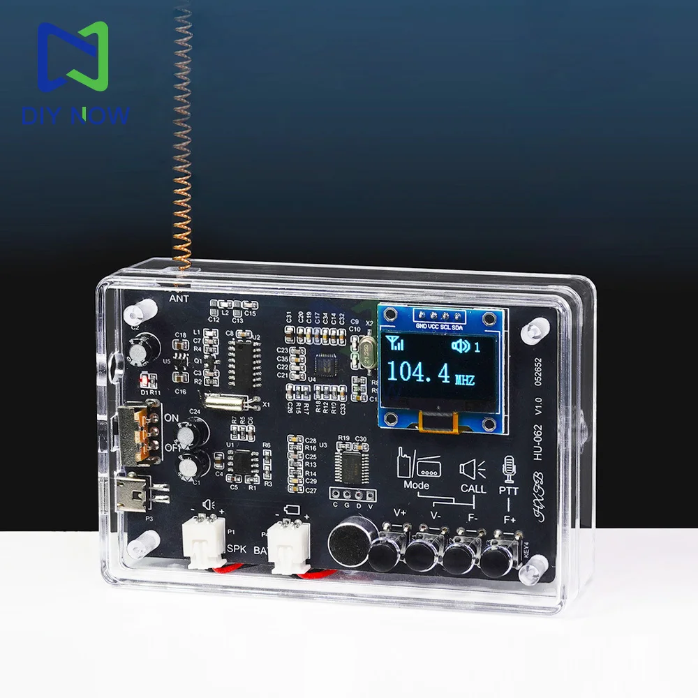 Elektronik-Kit, FM-Radio, DIY-Kit, intelligentes kabelloses Walkie-Talkie-Radio, Elektronik-Montage