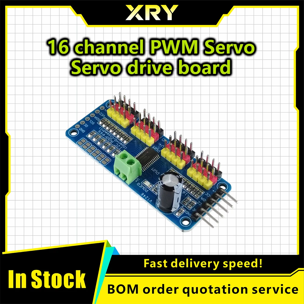 XRY PCA9685PW 16 Kanales 12 Bits PWM/Servo Driver-I2C Interfaz PCA9685 – Bild 3