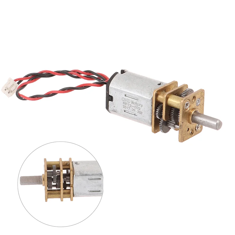 DC 3V N20 Getriebe motor 36 U/min-108 U/min langsame Metall getriebe Reduzier stück elektrische Mini-Mikro