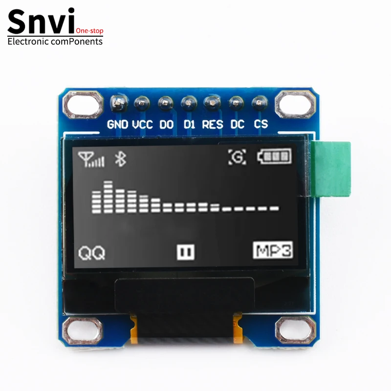 0,96 Zoll OLED-Display 128x64 I2C IIC SSD1306 Modul Weiß Blau – Bild 5