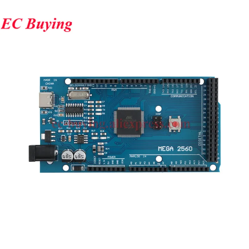 ATMEGA2560 ATMEGA2560-16AU CH340G R3 Embed Development Core Board – Bild 3