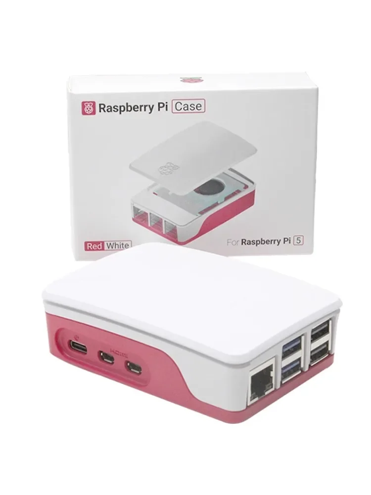 Raspberry Pi 5 gehäuse mit temperatur gesteuerter Lüfter hülle Schutzhülle für Raspberry Pi 5