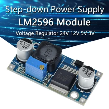 LM2596 DC-DC Step-down-Stromversorgungsmodul 3A Einstellbares Step-down-Modul LM2596S Spannungsregler 24V 12V