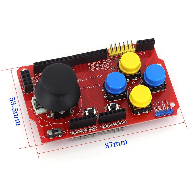 Gamepads JoyStick Tastatur Schild PS2 für Arduino nRF24L01 Nk 5110 LCD – Bild 5