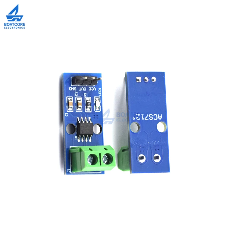 ACS712 5A 20A 30A Hall-Effekt-Stromsensor-Modul AC DC Strommessplatine – Bild 5