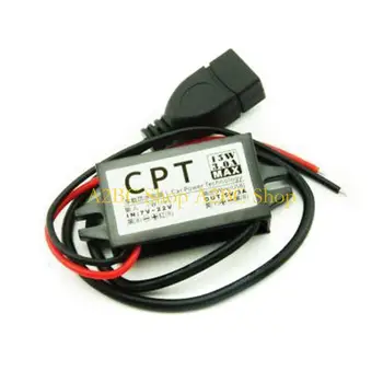 A2BC 12V bis 5V 3A Single/Double USB Netzteil Adapter Direktstromkonverterconnector Ladung für CAR -DVR
