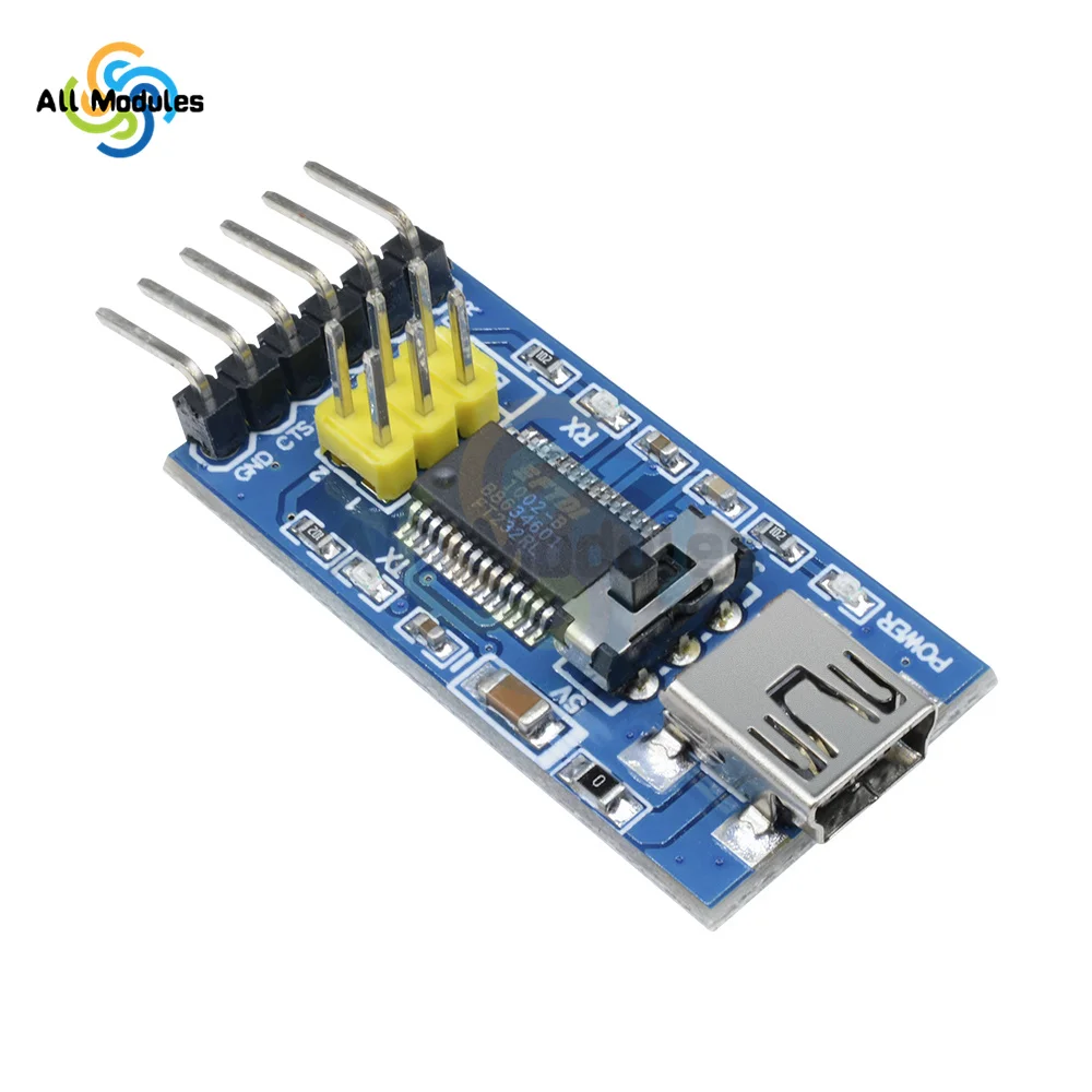 FT232RL FTDI USB 3,3 V 5,5 V zu TTL Serielles Adaptermodul für Arduino – Bild 4