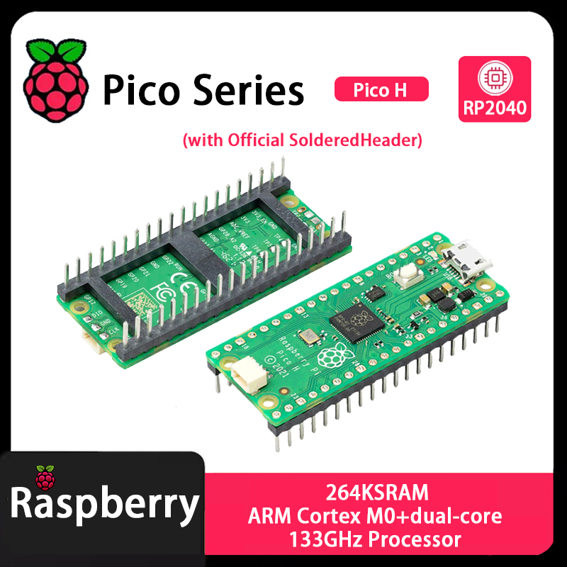 Raspberry Pi Pico Pico 2 Pico W Pico WH Pico H Pico 2 W RP2040 RP2350 – Bild 3