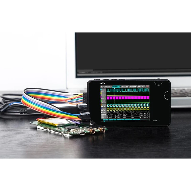 LA104 Mini DSO Digitaler Logikanalysator, 2,8-Zoll-Bildschirm, 4 – Bild 4
