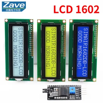 LCD1602 1602A LCD-Anzeigemodul 16x2 Zeichen Blau Gelb Grün Grau Bildschirm PCF8574 I2C IIC Schnittstelle 5V