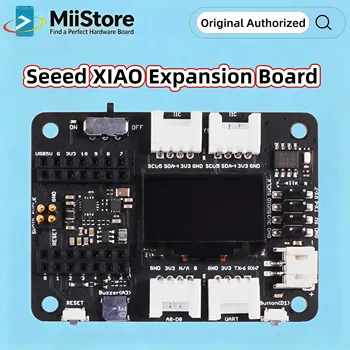 Seeed XIAO Erweiterungsplatine Basis mit Grove OLED-Display IIC Uart Analog Digital SWD Debug, Circuit Python
