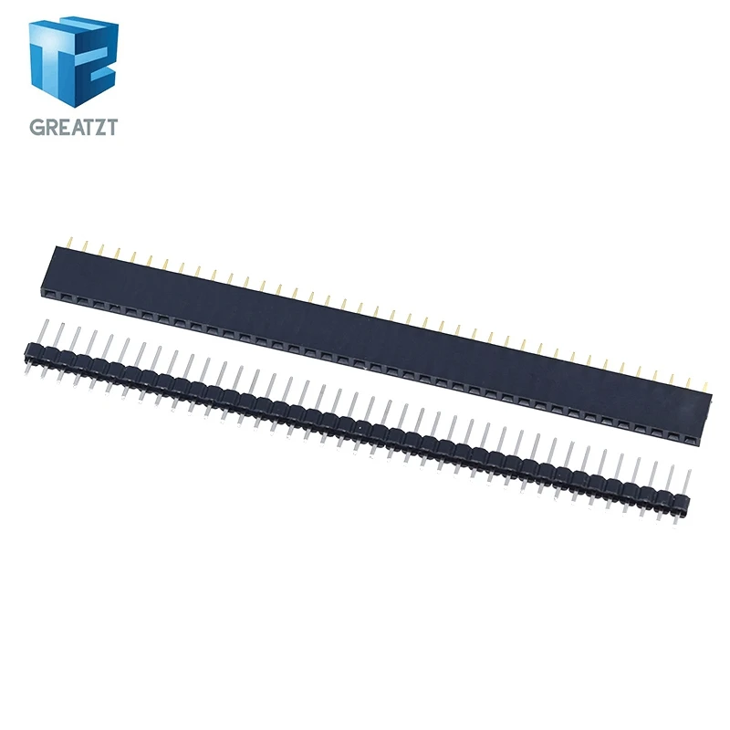 10 Paar 40 Pin 1x40 einreihige männliche und weibliche 2,54 (20 Stück) – Bild 5