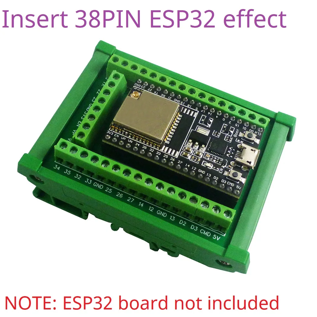 DIN-Schienenmontage DIN35 C45 Schiene ESP32 Grundplatte 3.96 Terminal – Bild 6