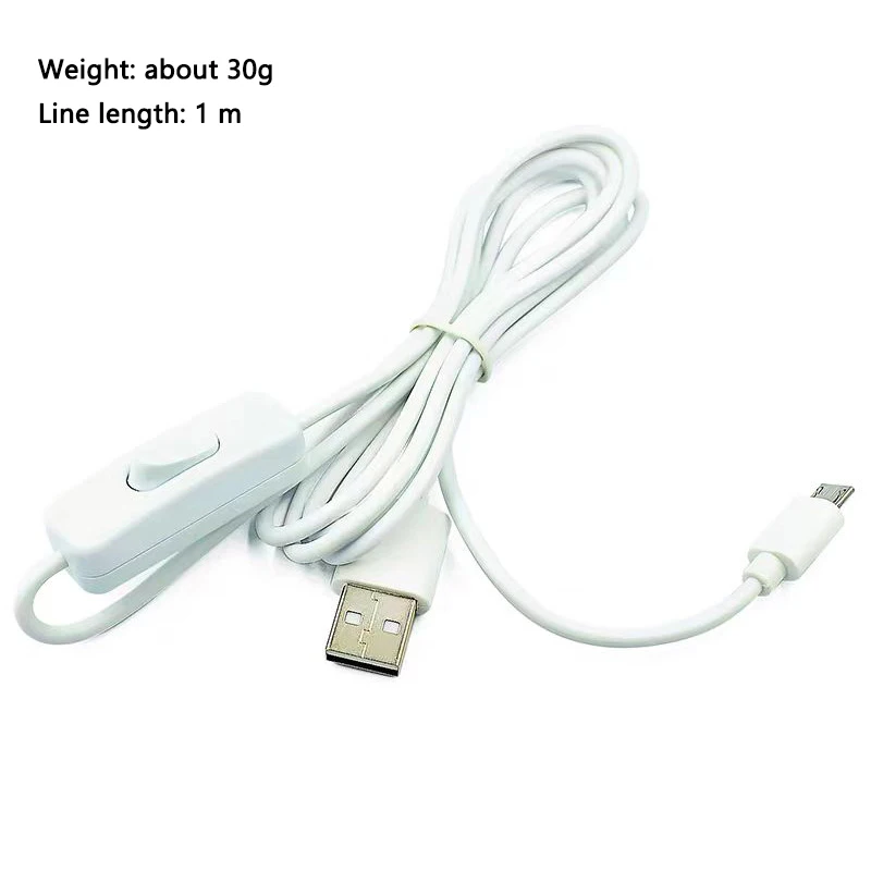 Raspberry Pi Netzteil USB-Schalter Stromkabel USB auf Micro-USB mit Schalter