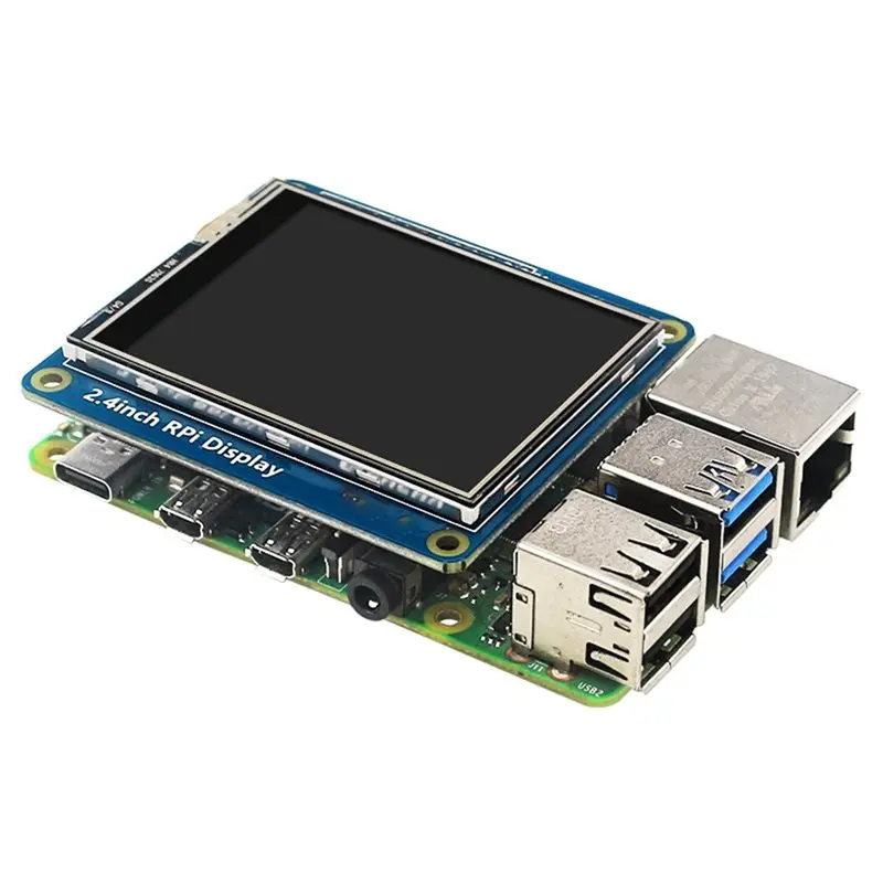 Kompakt für Raspberry Pi, kompatibel mit 2,4-Zoll-Touchscreen-Display, SPI-Schnittstelle