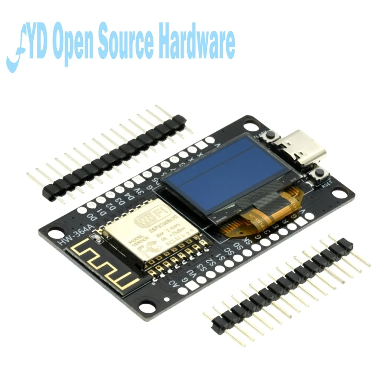Nodemcu WiFi ESP8266 Entwicklungsboard 0,96 Zoll OLED Micro Typ-C – Bild 4