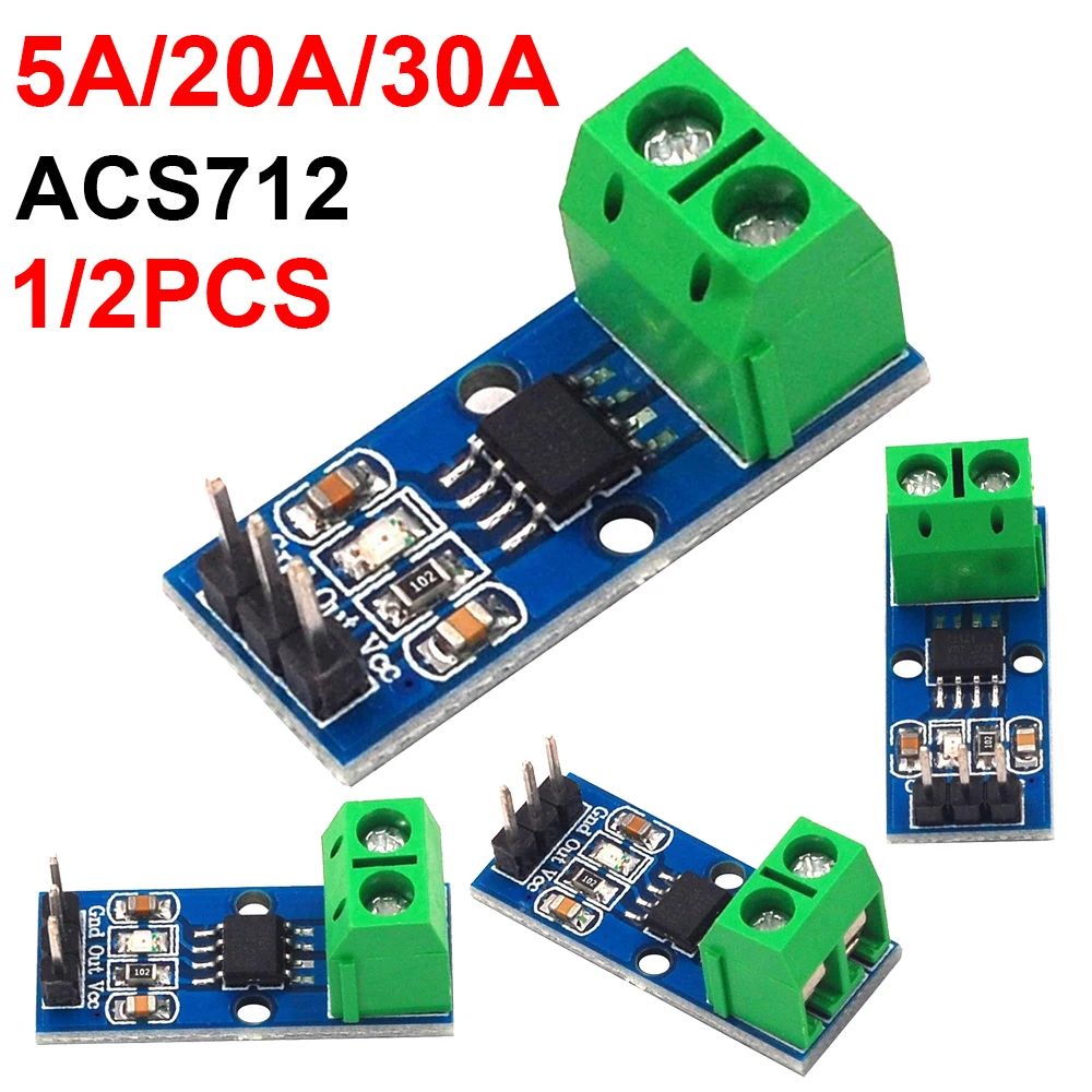 Acs712 Stroms ensor modul Detektor 5a/20a/30a Bereich Hall-Effekt-Stroms ensor modul mit ACS712ELC-05B Stroms