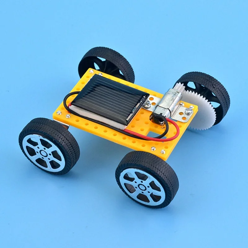 Solarauto-Spielzeug für Kinder, Mini-DIY-montiertes – Bild 2