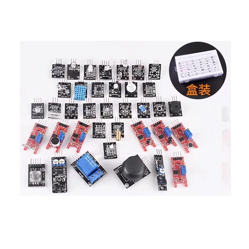 45-in-1 Sensormodule Starter-Kit mit Steckbrett, Jumper-Kabeln, Lern – Bild 4