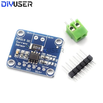 INA219 I2C Bidirektionales Stromsensor-Modul DC 0-26V ±3,2A Leistungsmonitor, 0,1% Shunt Raspberry Pi