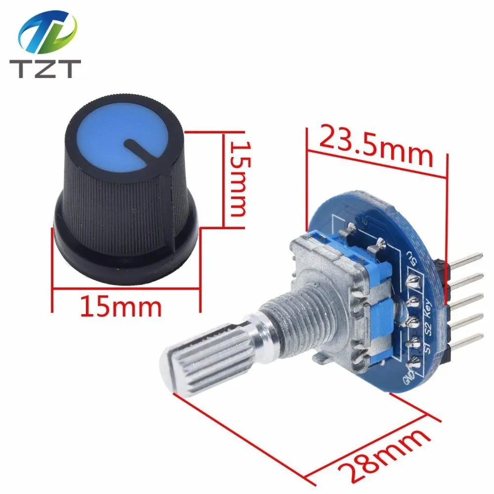 DIYTZT 1/3PCS Drehgeber Modul für Arduino Ziegel Sensor Entwicklung – Bild 2