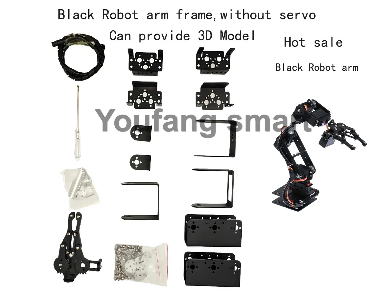 Roboterarm-Kit, 6 DOF, programmierbarer Roboterarm, DIY-Kit für Arduino, Open-Source-Code und Tutorial