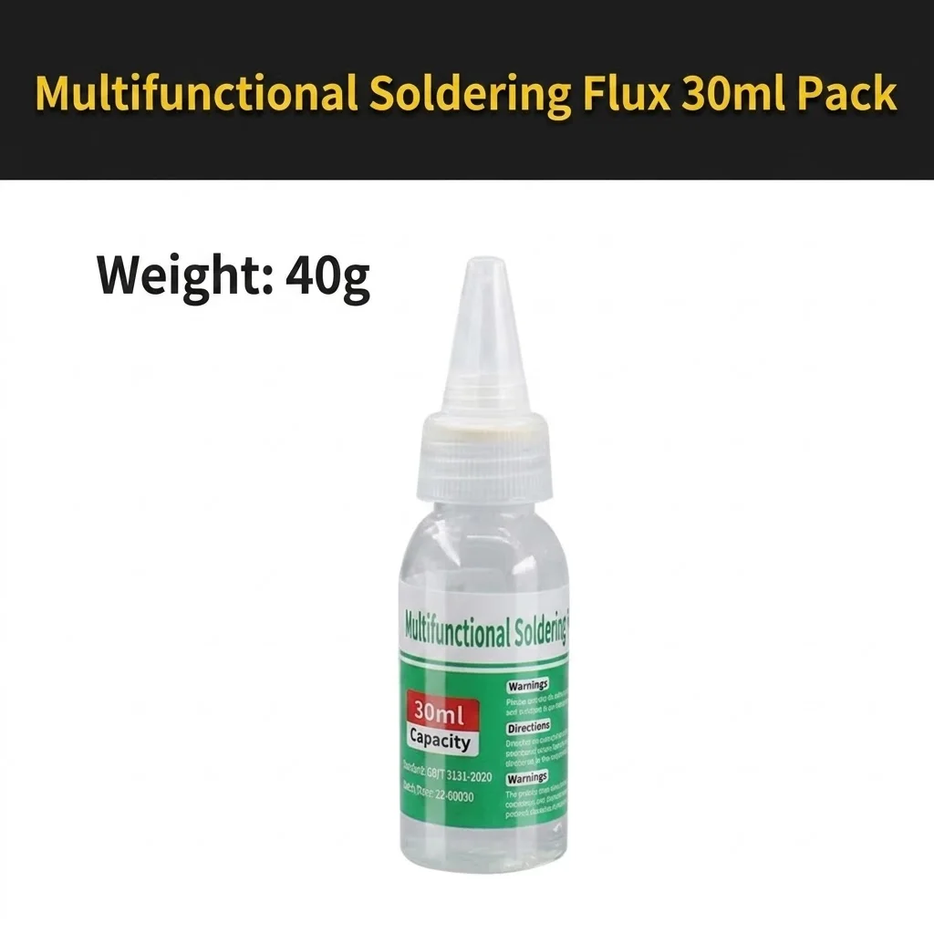 30ml/50ml Multifunktionales Flüssig-Lötflussmittel für Edelstahl & Elektronik, No-Clean Lötflussmittel