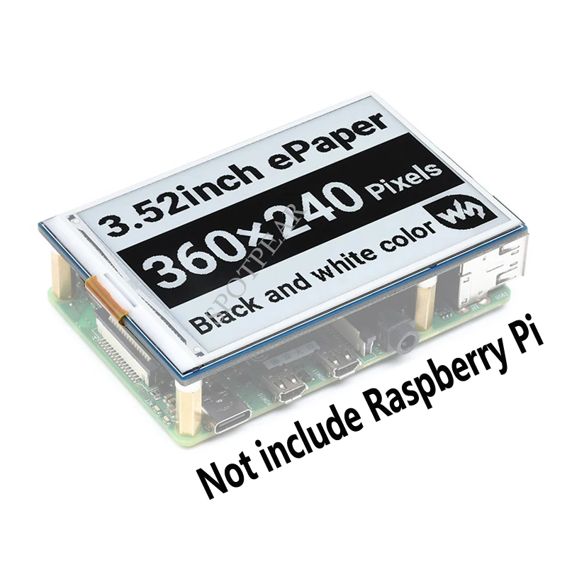 Raspberry Pi 3,52 zoll e-Papier e-Ink-Display Modul 360 × 240 SPI – Bild 5