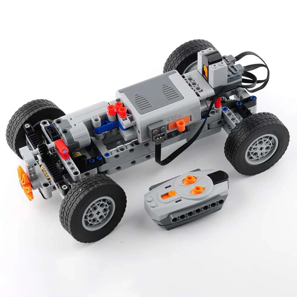 MOC 4WD Fernbedienung Auto Chassis Kit mit 62,4*20mm Rad Allradantrieb – Bild 4