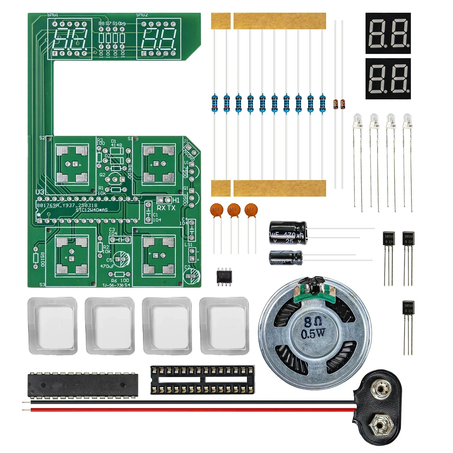 DIY Speicher Training Spielkonsole Elektronische Löten Kit Spaß – Bild 3