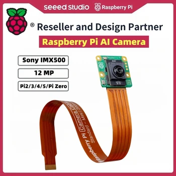Raspberry Pi Al Kamera mit 12 MP Sony IMX500 Sensorkamera für Raspberry Pi 5/Pi 3/Pi 4/Pi Zero/Pi 2