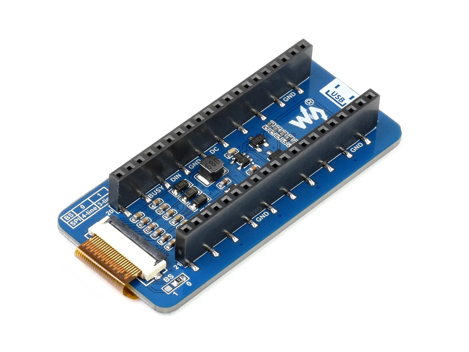 Waveshare 2,13 Zoll E-Paper E-Ink-Anzeigemodul für Raspberry Pi Pico – Bild 5