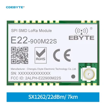 SX1262 LoRa Wireless Maodule 32M Hochpräzises TCXO E22-900M22S 22dBm 915MHz SMD RF-Modul-Netzteil mit großer