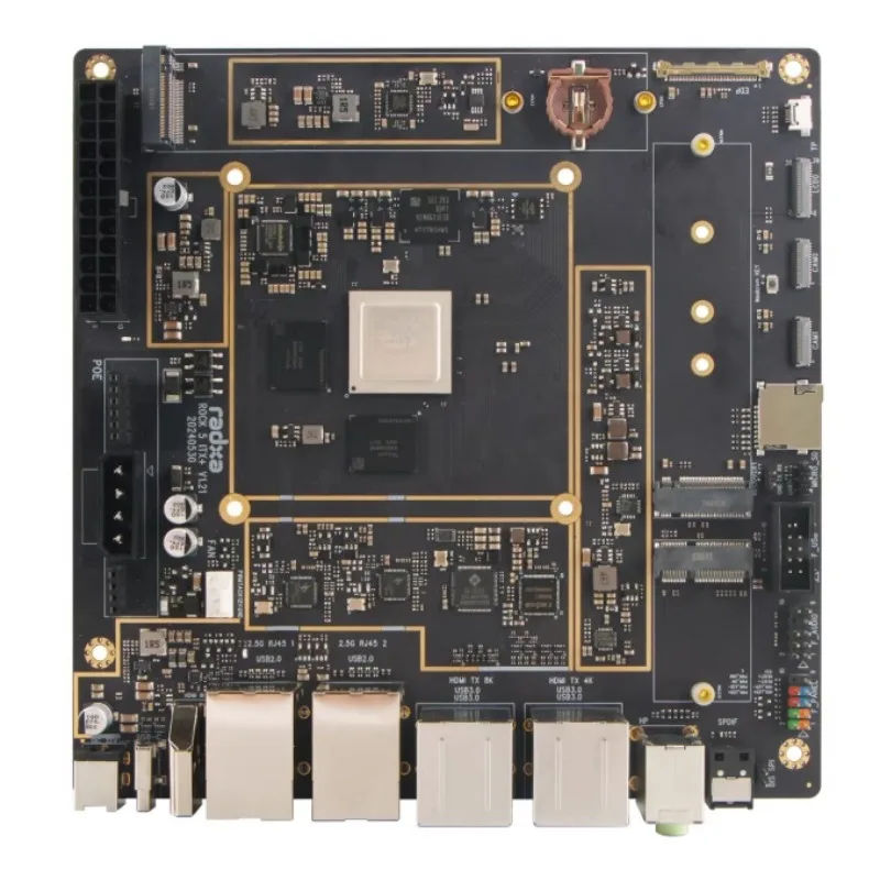 Radxa Rock 5 ITX+, RK3588 8-Kern-CPU, INI-ITX-Motherboard, LPDDR5 RAM – Bild 2