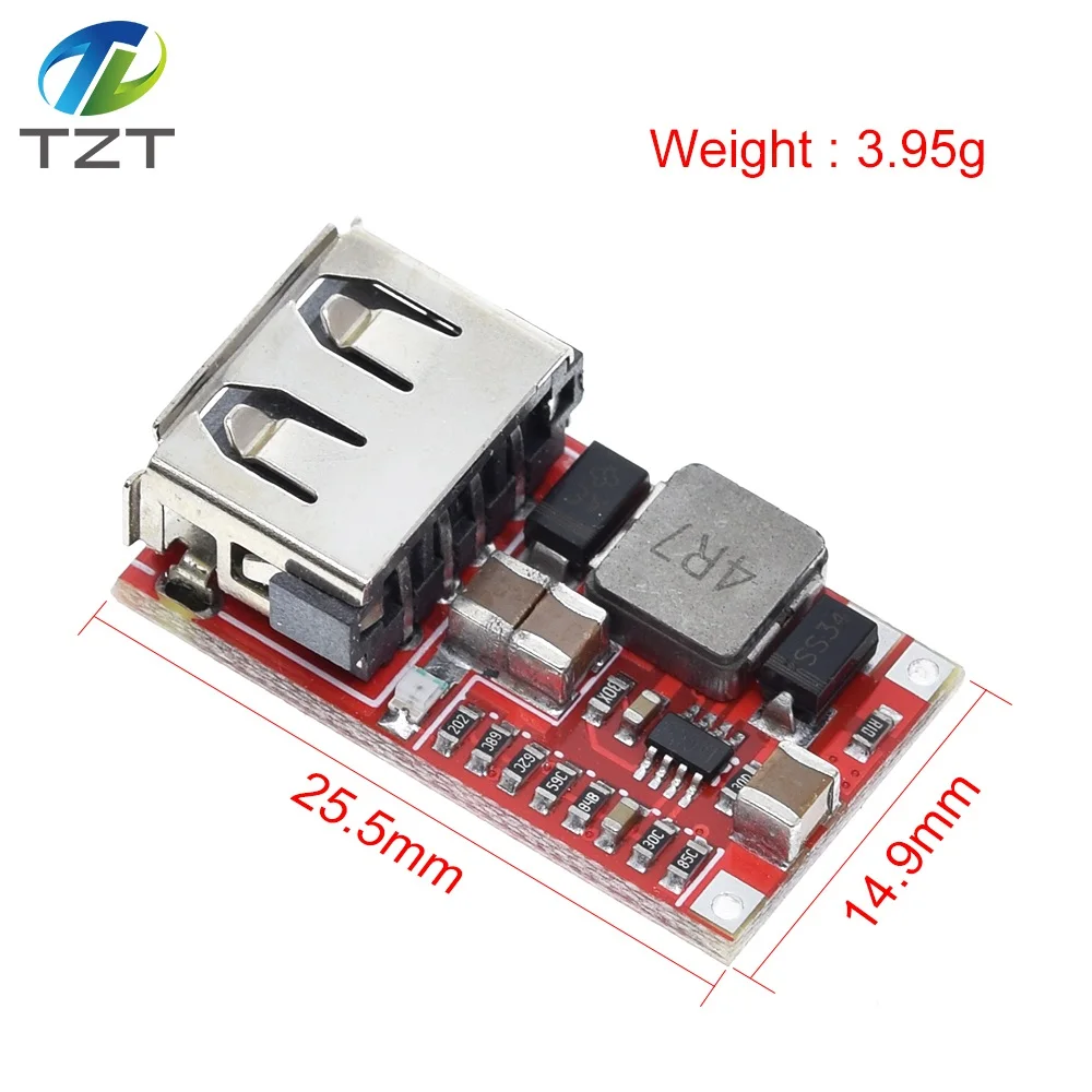 Feine 6-24V 12V/24V zu 5V 3A AUTO USB Ladegerät Modul DC Buck step – Bild 3