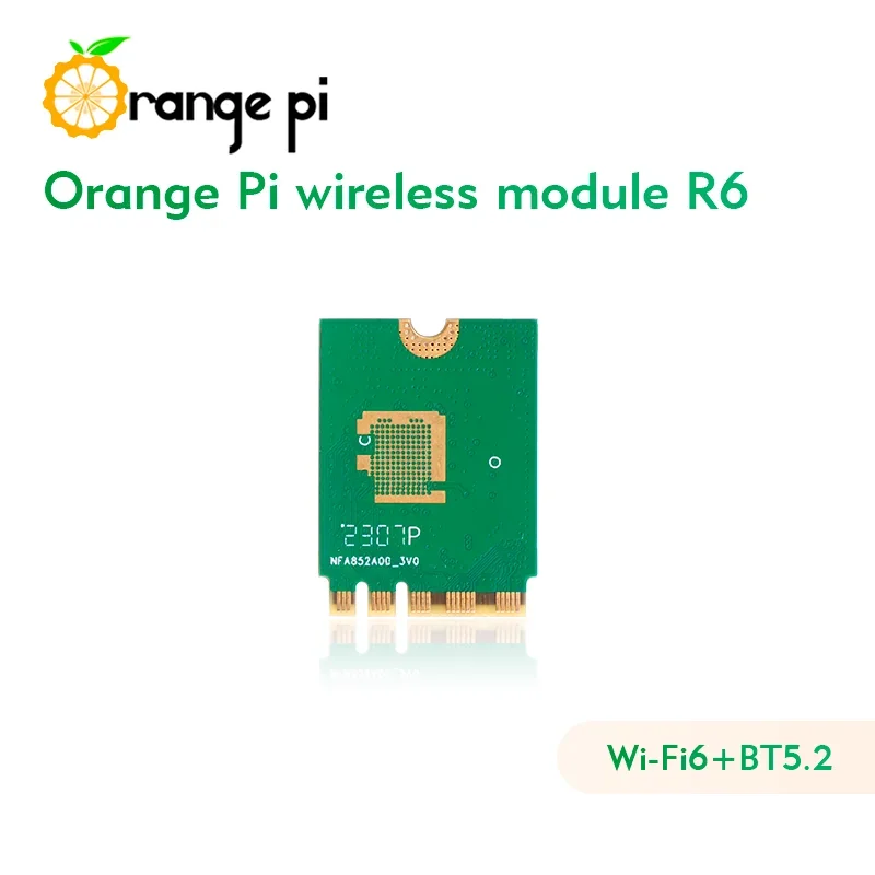 Orange Pi R6 WiFi-Modul 2,4 G/5 G Dualband Wi-Fi6 + BT5.2 mit PCIE – Bild 3