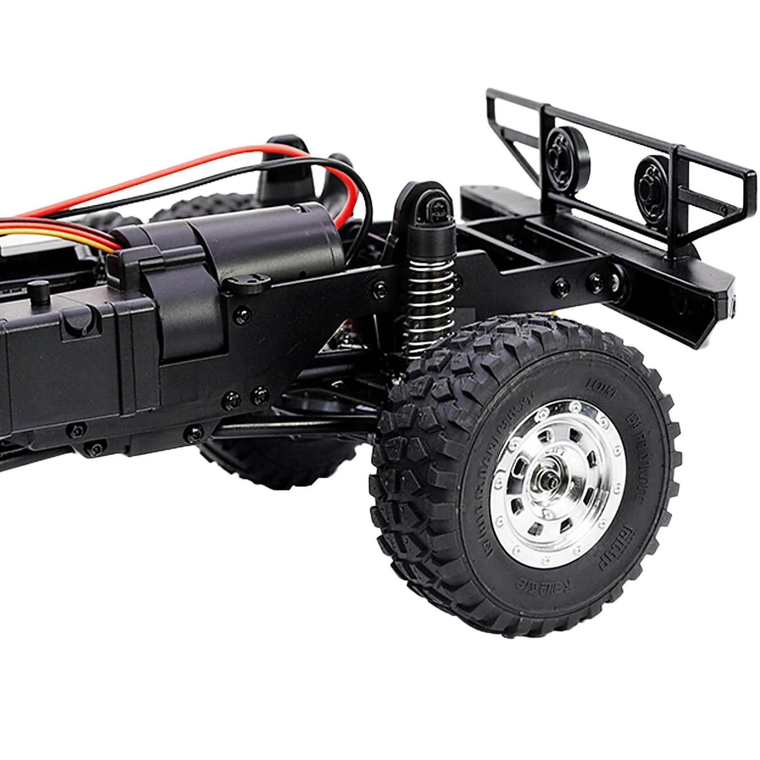 6WD-Chassis mit Doppelgeschwindigkeitsgetriebe, 370-Motor, Servo-Achse – Bild 4